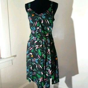 A New Day Jungle/Floral Print Dress